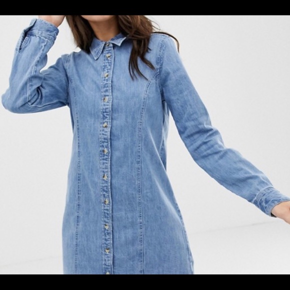 ASOS | Dresses | Nwt Denim Mini Dress | Poshmark